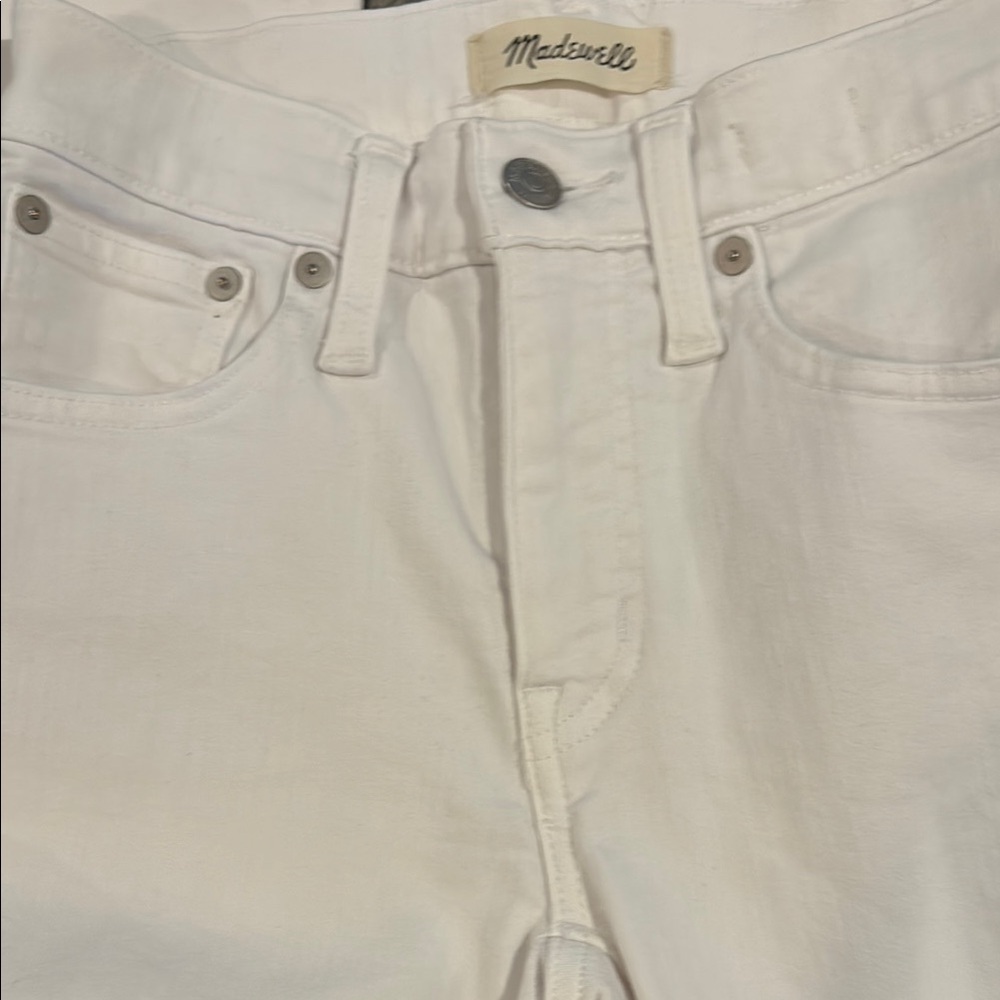 Madewell Women's Boot Cut Jeans - White - Picture 3 of 5